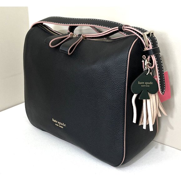 New Kate Spade Anyday Medium Shoulder Bag Pebble Leather Black multi - Picture 5 of 6